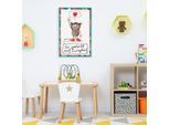 Leinwandbild LUCKYLINDE "Sei geliebt auf Ewigkeit", bunt (farbe bild(er): bunt), B:40cm H:60cm T:2cm, Canvas, Holzrahmen, Bilder, Leinwandbild, Exklusive JANOSCH Kindermotive