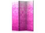 artgeist , Weiß, Pink , Holz, Textil , Kiefer , massiv , Abstraktes , 135x172x3 cm , Motiv auf Vorder- und Rückseite ,