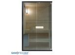Sanotechnik , Fichtefarben , Holz, Glas , Fichte , 120x200x120 cm ,