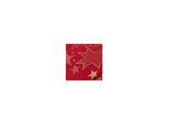 Jacquard "Sternenhimmel", rot/gold