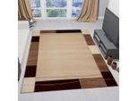 Möbelix , Beige , Textil , Bordüre , rechteckig , 200x290 cm , Oeko-Tex® Standard 100 , für Fußbodenheizung geeignet, in verschiedenen Größen erhältlich ,