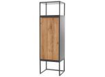 Livetastic , Anthrazit, Grau , Holzwerkstoff , furniert , 2 Fächer , 50x165x40 cm ,