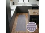 Fußmatte OTTO HOME "Sammo, Schmutzfangmatte, Teppich, für Hausflur und Wohnbereiche", grau, B:45cm H:5mm L:145cm, Kunstfaser, Teppiche, Fußmatte, Indoor, Eingangsmatte, Design, Scandi, Zen, rutschfeste Unterseite