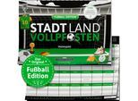 Spiel DENKRIESEN "Stadt Land Vollpfosten Fußball Edition "Heimspiel.", grün (bunt), Spiele, Kinder, Spiel, Spielblock; Made in Germany