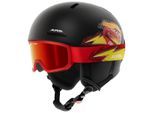 Alpina - Kid's Zupo 2 Disney Set - Skihelm Gr 48-52 cm schwarz