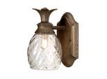 Elstead Lighting , Bronzefarben , Metall, Glas , 12.4x16.5x22 cm , RoHS ,