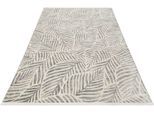 Teppich ESPRIT "Victoria ESP-21078", grau, B:80cm H:7mm L:150cm, Polyester, Teppiche, Teppich, Moderner Design Kurzflorteppich mit Fransen, Wohnzimmer