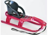 Rodel KHW "Snow Tiger Comfort", pink (pink, schwarz), Schlitten, KinderB:47cm H:54cm L:105cm, Kunststoff, Rodel, B:47cm H:54cm L:105cm