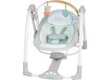 Babywippe INGENUITY "Cozy Spot Swing 'n Go Portable Swing", Baby, grün, Kunststoff, Metall, Babywippen Babywippe, mit Sound-Effekt