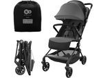 Kinder-Buggy KINDERKRAFT "NEBO", Baby, schwarz (grau), Kinderwagen Kinder-Buggy