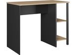 Stehtisch GAMI "CAMDEM", eiche rookwood nachbildung, schwarz, eiche rookwood nachbildung, schwarz, eiche rookwood nachbildung, B:116cm H:92cm T:60cm, Tische, Stehtisch, Sehr praktisch in der Anwendung