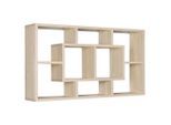 Mid.you , Eichefarben , Holzwerkstoff , 4 Fächer , 85x47.5x16 cm , hängend ,