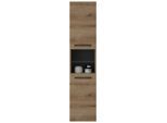 Möbelix , Beigebraun , Holzwerkstoff , 5 Fächer , 40x180x35 cm , hängend ,