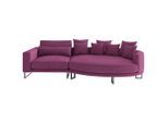 Livetastic , Magenta , Textil , Füllung: Daunen, Silikon,Silikon , 283x150 cm , Made in EU , Rücken echt ,