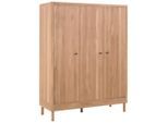 Vipack , Eichefarben , Holz , Eiche,Eiche , massiv,massiv , 6 Fächer , 145.8x190x55 cm ,