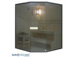 Sanotechnik , Fichtefarben , Holz, Glas , Fichte , 150x200x150 cm ,