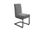 Mid.you , Grau , Metall, Textil , 46x92x62 cm ,