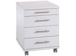 Mid.you , Hellgrau , Holzwerkstoff , 4 Schublade(n) Schubladen , 41.6x56.9x50 cm , FSC ,
