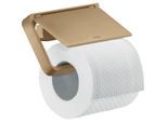 hansgrohe Axor Papierrollenhalter 42836140 mit Deckel, Metall, brushed bronze