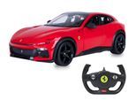 RC-Auto JAMARA "Ferrari Purosangue 1:14 rot 2,4GHz Tür manuell", rot, Fernlenkfahrzeuge, KinderB:15,1cm H:11,3cm T:34,5cm, RC-Auto, B:15,1cm H:11,3cm T:34,5cm