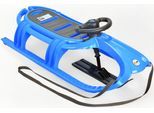 Rodel KHW "Snow Tiger de luxe", blau (blau, schwarz), Schlitten, KinderB:47cm H:34cm L:105cm, Kunststoff, Rodel, B:47cm H:34cm L:105cm