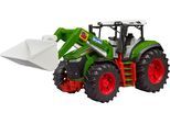Spielzeug-Traktor BRUDER "Roadmax Traktor mit Frontlader (03451)", grün (grün, rot), Spielzeugfahrzeuge, Kinder, Kunststoff, Spielzeug-Traktor, Made in Europe