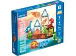 Magnetspielbausteine GEOMAG™ "Magnetic Tiles Dino World (4221)", bunt, Spielbausteine, Kinder, Kunststoff, Magnetspielbausteine