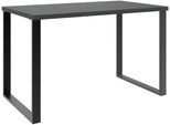 Schreibtisch WIMEX "Home Desk", grau (schwarz, graphit), B:120cm H:75cm T:70cm, Tische, Schreibtisch, Mit Metallkufen, in 3 Breiten