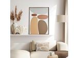 Wandbild REINDERS "Sanfte Erdtöne", braun (farbe bild(er): braun), Bilder, B/H/T: 50cm x 70cm x 3cm, 1 Stk., Holz, Wandbild, Wohnzimmer - Braun - Holz - Abstrakt - 50x70 cm, B:50cm H:70cm T:3cm