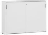 Aktenschrank SCHILDMEYER "Serie 1500, Aktenschrank, Made in Germany, B: 160,2 cm", grau (lichtgrau), B:160,2cm H:119,4cm T:41cm, FSC-zertifizierter Holzwerkstoff, Schränke, Aktenschrank, Solide Verarbeitung - Dieses Produkt ist in Deutschland gefertigt
