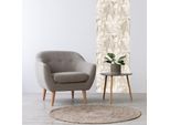 3D-Tapete QUEENCE "Gräser und Pflanzen, selbstklebendes Wandpaneel", beige (beige,natur), B:60m H:250m, Vinyl, Tapeten, 3D-Tapete, 60 x 250 cm Fototapete, Mustertapete, Anbringung ohne Kleister
