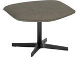 Nowy Styl Beinauflage Otuli, für Drehsessel Otuli, bis 110 kg, Polyesterbezug/Aluminium, taubengrau/schwarz
