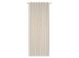 Luca Bessoni , Beige , Textil , 140x245 cm , für Stange und Schiene geeignet, mit Kombiband ,