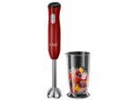 Russell Hobbs , Rot, Schwarz , Metall, Kunststoff , 6.4x41.3x8.9 cm , ergonomisches Design ,
