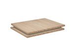 Ondega , Eichefarben , Holzwerkstoff , 42.4x1.8x55 cm ,