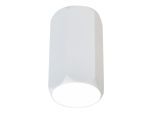 Möbelix , Weiß , Metall , oval , 6.3x12x6.3 cm , RoHS, Europäischer Sicherheitsstandard , LED-Leuchtmittel austauschbar ,
