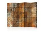 artgeist , Braun, Beige , Holz, Textil , Kiefer , massiv , Abstraktes , 225x172x3 cm , Motiv auf Vorderseite ,