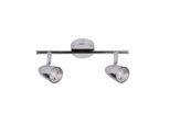 Möbelix , Chromfarben , Metall , 33x9x33 cm , RoHS, Europäischer Sicherheitsstandard , Flexarm ,