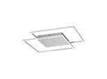 Paul Neuhaus , Grau , Metall , quadratisch , E , 67x5x67 cm , getrennt schaltbar, Sternenhimmel ,