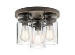 Elstead Lighting , Bronzefarben , Metall, Glas , 20.2 cm , RoHS ,