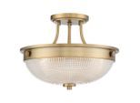 Elstead Lighting , Messingfarben , Metall, Glas , 32.7x24.6x32.7 cm , RoHS ,