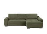 bobb Ecksofa in kuscheligem Cordstoff Soumia ¦ grün ¦ Maße (cm): B: 283 H: 91 T: 181.0