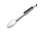 Grillzange HENCKELS BY ZWILLING "BBQ", silber (silberfarben), B:5cm H:4cm L:45cm, Edelstahl, Küchenzangen, Grillzange, Rostfreier Edelstahl, Aufhänge-Öse
