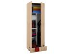 Mid.you , Sonoma Eiche , Holzwerkstoff , Holzoptik , 4 Fächer , 70x198x39 cm , erweiterbar, stehend, stabil ,