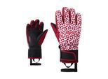 Skihandschuhe ZIENER "LAXI-Z AQUASHIELD PrimaLoft MÄDCHEN", Damen, Gr. 3,5, wine pigment, Materialmix, Handschuhe Skihandschuhe, wasserdicht, winddicht, atmungsaktiv, extra warm durch PrimaLoft