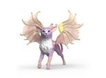 Spielfigur SCHLEICH "BAYALA, Geflügelter Katzendrache (70846)", lila (bunt), Spielfiguren, KinderB:3,86cm H:10,7cm T:10,6cm, Kunststoff, Spielfigur, B:3,86cm H:10,7cm T:10,6cm
