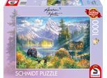 Puzzle SCHMIDT SPIELE "Hochland-Idyll", bunt, Puzzles, KinderB:69cm H:49cm, Puzzle, Made in Germany, B:69cm H:49cm