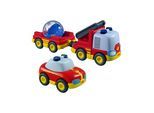 Spielzeug-Feuerwehr HABA "Fahrzeug-Set Feuerwehr", rot, Spielzeugfahrzeuge, Kinder, Spielzeug-Feuerwehr