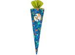 Schultüte MCNEILL "Donald Duck", Kinder, Gr. B/H/L: 70cm, blau (donald duck), Polyester, Papierdekoration Schultüte