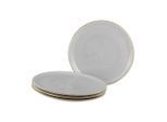 Creatable , Hellgrau , Keramik , rund , handbemalt, lebensmittelecht, stapelbar ,